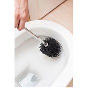 Resim Primanova Ø85 mm Yedek Silikon Wc Fırça - Siyah 