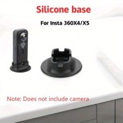 Resim For Insta360 X5/X4 Kamera Montaj Standı Tabanı - Silikon Kaymaz Masaüstü Gimbal Destek Adaptörü, Pürüzsüz Video Çekimi için Stabilizatör, for Insta360 X5/X4 ile Uyumlu, Pil Gerekmez, Kamera Montajı|Stabilize Montaj|Silikon Yapı, Kamera Montaj Aksesuarları 