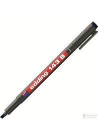 Resim 4'lü Siyah Edding 143b Asetat Kalemi 1-3 MM Siyah 