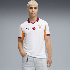 Resim Puma Galatasaray Away Erkek Beyaz V Yaka Forma 