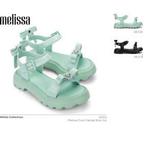 Resim Melıssa Town Sandal Bow Ad Siyah 