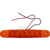 Resim Parmak Led Sarı 6 Lı Mercekli Serkar 