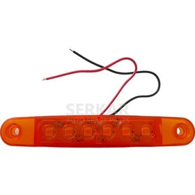 Resim Parmak Led Sarı 6 Lı Mercekli Serkar 