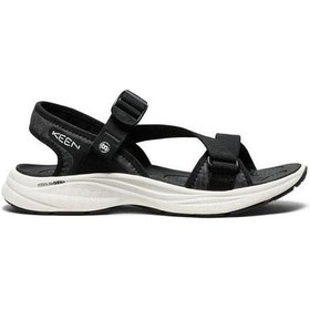 Resim Keen 1030283 Leiki Ot Sandal Black/star White Kadın Sandalet Siyah 