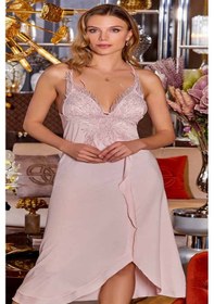 Resim Jeremi Çeyizlik Dantelli Penye 6'lı Set Pudra 