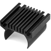 Resim Geekyou Trax4 Ve Trax4-m 1/18 Rc Zırhlı Araçlar İçin Bjm401 180 Motor Soğutucu Radyatörü Siyah - Alüminyum Alaşım Yükseltme Parçası 