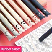 Resim 4 adet/paket Silinebilir Jel Kalem 0.5mm Yıkanabilir Sap Okul Ofis Malzemeleri Kırtasiye Hediyeleri Mavi Siyah Mürekkep 