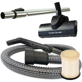 Resim Arnica Hydra Süpürge Telli Hortumu Turbo Emici Başlık Boru Filtre 