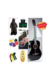 Resim Barcelona Lc 3900 Bk 4/4 Tam Boy Klasik Gitar 