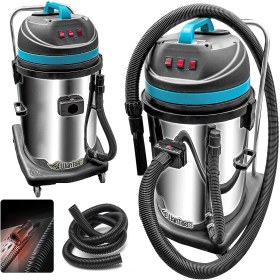 Resim Wantoss 3 Motor'lu Islak Kuru Sanayi Tipi Süpürge Makinası 4200 Watt 