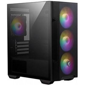 Resim MSI MAG PANO M100R PZ Black 4x120mm ARGB Fan USB 3.2 Micro-ATX Tower Gaming (Oyuncu) Kasa 