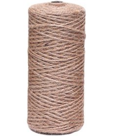 Resim 2mm X 200m El Yapımı Dıy Vintage Lamba Dekorasyon Jüt Halat Takı Ambalaj Örgülü Kordon 