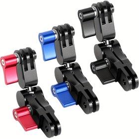Resim 360 Derece Dönebilen Metal Tripod Bağlantı Adaptörü ve Kask Kamerası Sabitleyici, DJI Osmo Action için EKEN Aksiyon Kamerasına Uygun 