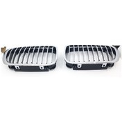 Resim Bmw 3 Serisi Panjur Böbrek Takımı Krom Yan Sanayi E46/4 -5113820 