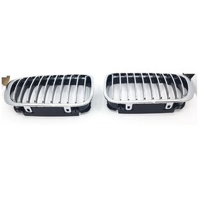 Resim Bmw 3 Serisi Panjur Böbrek Takımı Krom Yan Sanayi E46/4 -5113820 