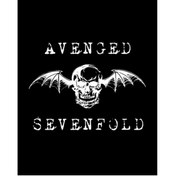 Resim Z zepplin Avanged Sevenfold Skull Büyük Sırt Patch Yama 