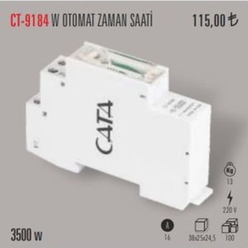 Resim Cata Ct-9184 W Otomat Sigorta Tipi Zaman Saati 3500 W 