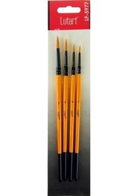 Resim Lf-5977 Yuvarlak Uç Fırça Seti 4 Lü 1-3-5-7 