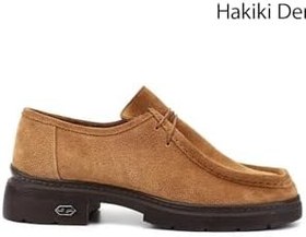 Resim GÖNDERİR Kadın Bağcıklı Hakiki Deri Comfort Ayakkabı DDZA55945532 