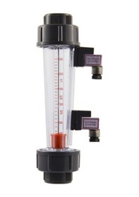 Resim S-Meter Slzs-25-20 /250-2500 Lt/h Plastik Rotametre Alarm 