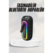 Resim Techno Stock Kablosuz Bluetooth Hoparlör Taşınabilir Çoklu Bağlantılı Özelliği 