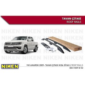 Resim Vw Amarok Tavan Çıtası Kısa Siyah 2009 Sonrası Modeller Uyumlu 