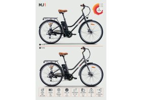 Resim Rks Mj1 Elektrikli Bisiklet - Antrasit gri 