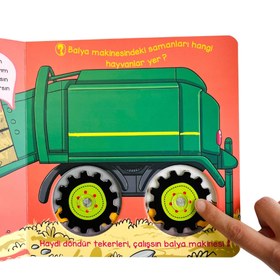 Resim Sincap Kitap Tekerlekler İş Başında Çalışkan Çiftlik Araçlarım 