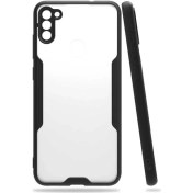 Resim Samsung Galaxy M11 Kılıf Lens Korumalı Hibrit Ince Silikon Kapak 