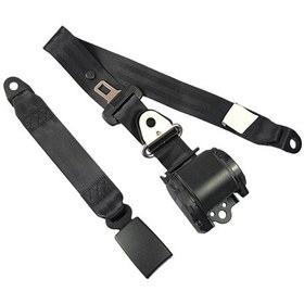 Resim Dolıty Evrensel 3 Nokta Araba Emniyet Kemeri Şerit-yumuşak-toka 