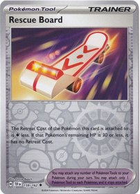 Resim Rescue Board Reverse Holo 159/162 - Temporal Forces - Pokemon Kartı Mint 