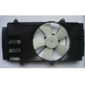 Resim Toyota Yaris 00/02 Radyatör Fan Davlumbazı Komple 1.4cc D4d 5kanat Siyah Tw 