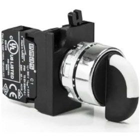 Resim Cm101s20 Cm Serisi Metal 2no 0-ı 60 Seçici Kalıcı 22 Mm Buton 