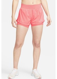 Resim Nike One Training Dri Fit High Rise 3 İnch 2 İn 1 Short Kadın Yüksek Bel Bol Kesim 3 Cepli Taytlı Şort Pembe Dx6012-894 