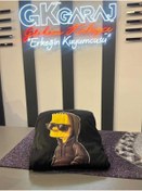 Resim GK GARAJ 4lü Siyah Simpson Koltuk Kılıfı 