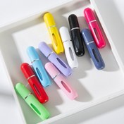Resim 1 adet/2 adet/3 adet/4 adet/5 adet/6 adet/7 adet/8 adet 5ml Küçük Hacimli Plastik Kabuk Altı Dolum Parfüm Tasarımı, Mini Boş Doldurulabilir Şişe, Taşınabilir Parfüm Sprey Şişesi - Şarj Edilebilir Seyahat Mini Atomizer - Kozmetik Pompa Dağıtıcısı - Dış Mekan Seyahatleri ve Günlük Seyahat Kullanımı İçin Uygun 