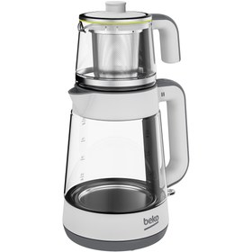 Resim Beyaz Floral 4’lü Çeyiz Seti Çay Makinesi+kahve Makinesi+tost Makinesi+blender Seti 