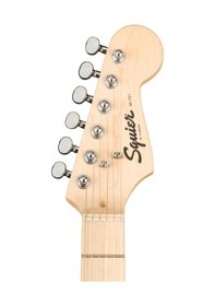 Resim Squier 0370125504 Mini Jazzmaster Hh Elektro Gitar Daphne Blue Başlangıç Akçaağaç Klavye, Kompakt Gövde, İki Adet Humbucker Manyetik 