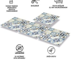 Resim Tink Kendinden Yapışkanlı Renkli Fas4 010 Desenli Pvc Karo 30x30 Cm 