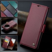 Resim Gaojunshop01 Redmi 13 İçin Suni Deri Kartlıklı Rfıd Kılıf Katlanır Manyetik Cüzdan Kapak 