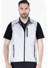 Resim Tiger Softshell Yelek Açık Gri - Siyah 