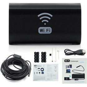 Resim Wifi Endoskop Kamera 720P 8 MM 8 Led 7 M Yumuşak Kablo Su Geçirmez 