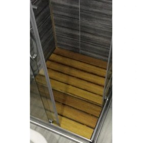 Resim 99 Iroko Ağaç Duş Izgarası 