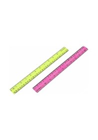 Resim Şeffaf Cetvel 30 Cm Esnek Çok Renkli 