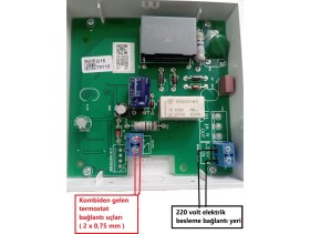 Resim Syntech Kablosuz Programlanabilir Oda Termostatı Syn 177 Rf 