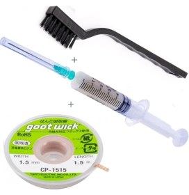 Resim MHM Notebook/ Bilgisayar Anakart ve Entegre Lehim Toplama Sökme Temizleme Tamir Seti 1,5 mm 