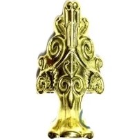 Resim Lükens Sandık Ayağı, Kutu Ayak 4 cm - Sarı, 50 Adet 