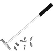 Resim La Babite Otomatik Kit 7 Pc Diğer Dents Hammer Çekiç Kiti Için Boyasız Tutması Rahat (Yurt Dışından) 