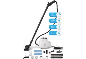 Resim Pirantech CB-103A 2000W Güçlü Buharlı Temizlik Makinesi Aksesuarlarla Ev Tipi Hijyenik Temizlik 