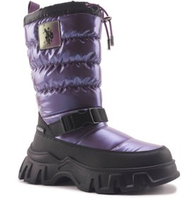 Resim U.S. Polo Assn. PORETTA 4PR Mor Kız Çocuk Çizme 